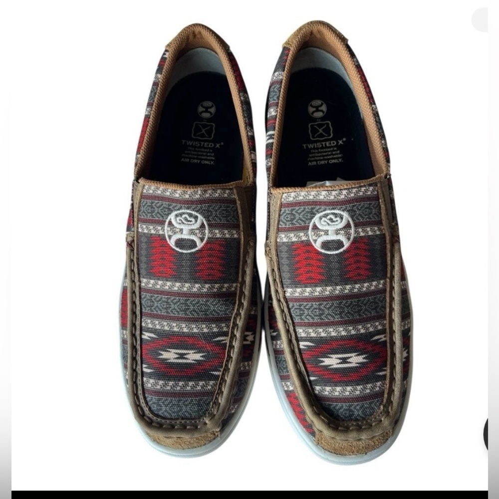 Hooey X Twisted X Southwestern Slip On Shoes, Men’s 10 - Picture 6 of 11